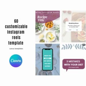 60 Instagram Reels Cover Templates and Topics for Dietitians
