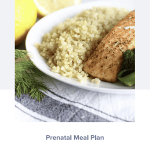 Prenatal Sample Meal Plan